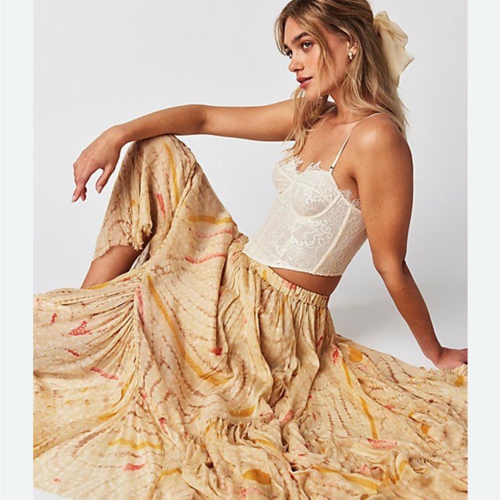 FP Free People One Clover Printed Skirt